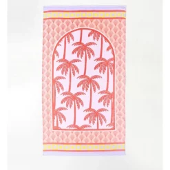 Deals 💯 Vue Peninsula Dusk Palm Beach Towel In Multi 🤩
