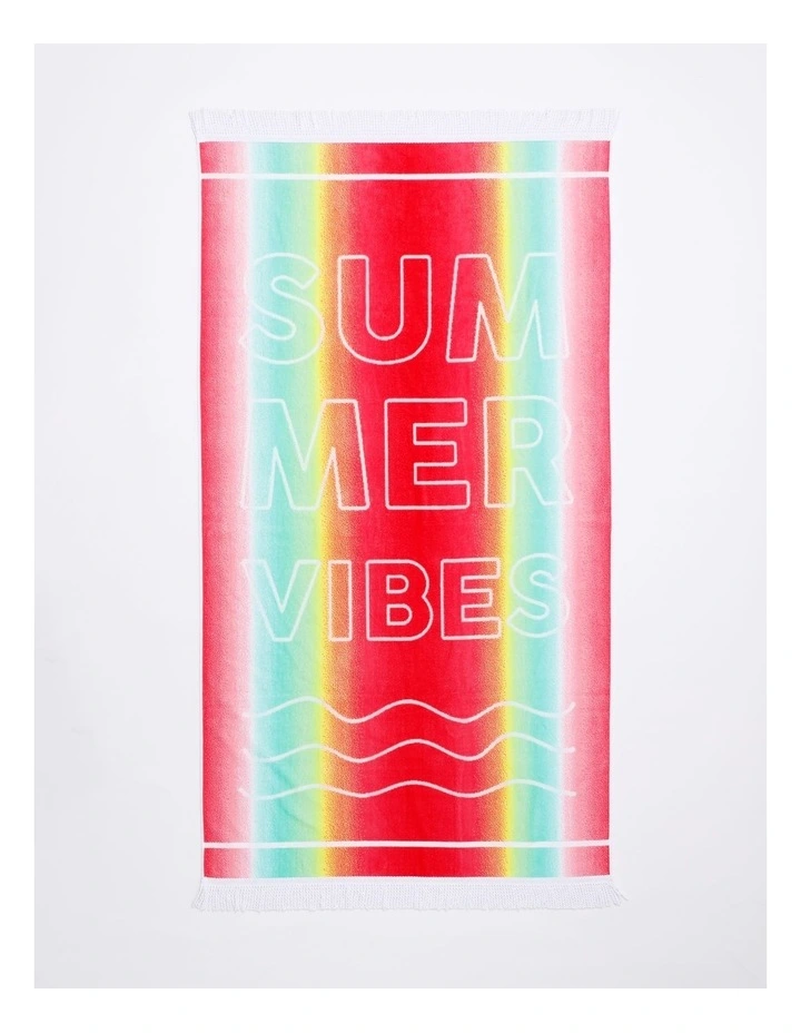 Best deal βοΈ Vue Coastal π Summer Vibes Beach Towel In Multi π€©