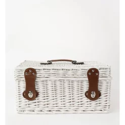 Best reviews of 🌟 Heritage Wicker Picnic Basket For 4 In White 🤩