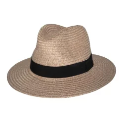 Hot Sale ✨ Rigon Phoenix Panamate Fedora Hat In Natural ⭐
