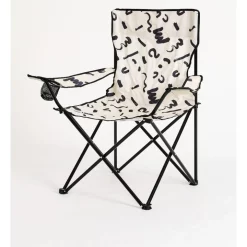 Promo 🤩 Vue Hieroglyph Beach Camper Chair In Beige ✨