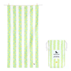 Buy ✔️ Dock & Bay Fun In The Sun Beach Towel In Green/White 👏