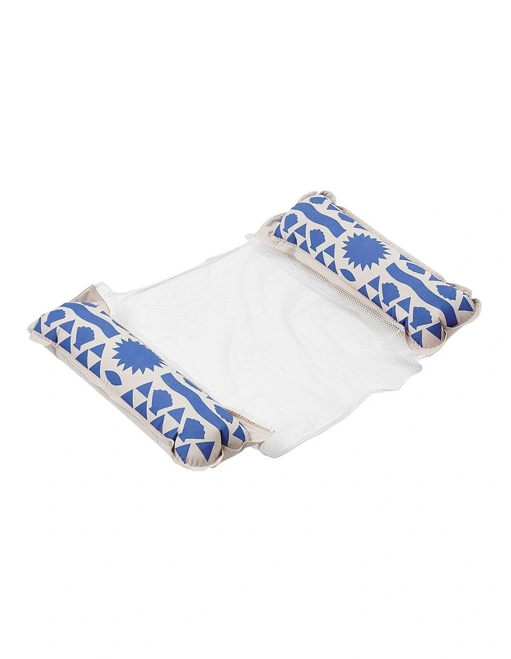 Flash Sale ❤️ Sunnylife Vintage Hammock Float In White/Blue ✨