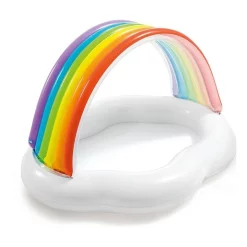 Best Pirce 😀 Intex 142cm Rainbow Cloud Baby/Kids Inflatable Pool 🧨