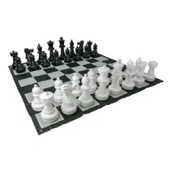 Wholesale 🌟 Jenjo Giant Size Plastic Outdoor Chess Game Set W/Mat 3x3m 🌟