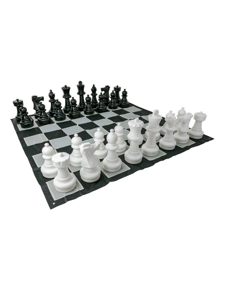 Wholesale π Jenjo Giant Size Plastic Outdoor Chess Game Set W/Mat 3x3m π