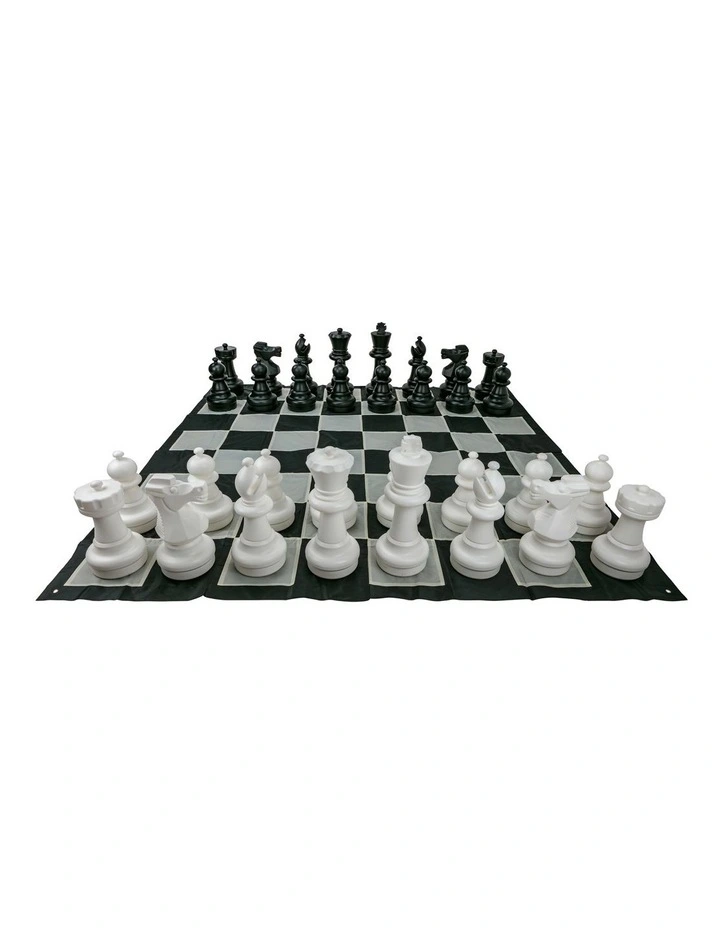 Wholesale π Jenjo Giant Size Plastic Outdoor Chess Game Set W/Mat 3x3m π - Image 2