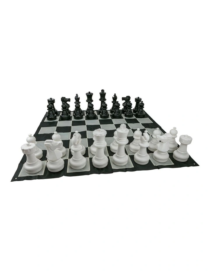 Wholesale π Jenjo Giant Size Plastic Outdoor Chess Game Set W/Mat 3x3m π - Image 3