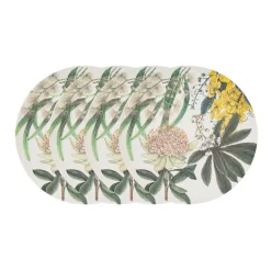 Buy 😍 Maxwell & Williams The Blck Pen Golden 🌞 Summer Bamboo Plate 27cm Set Of 4 🎉