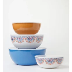 Cheap 🎉 Heritage Dallas Food Prep Bowls Set Of 4 In Multi 😍