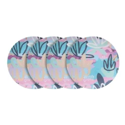 Wholesale 👏 Maxwell & Williams Rach Jackson Rock Garden Melamine Plate 27cm Set Of 4 🧨