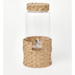 Flash Sale ⌛ Australian House & Garden Burleigh Rattan Drink Dispenser 5L With Lid 😀