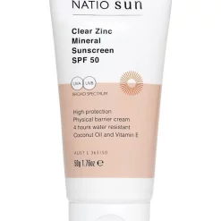 Budget π Natio Clear Zinc Mineral Sunscreen SPF 50 50g π