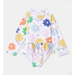 Hot Sale 🔔 Jack & Milly Leisel Long Sleeve 🩱 Swimsuit In Milk 🤩