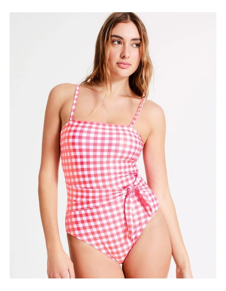 Wholesale π Chloe & Lola Jessie Bandeau π©± Swimsuit In Pink/White βοΈ