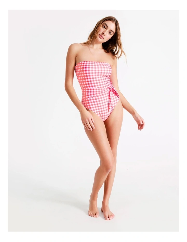 Wholesale π Chloe & Lola Jessie Bandeau π©± Swimsuit In Pink/White βοΈ - Image 2