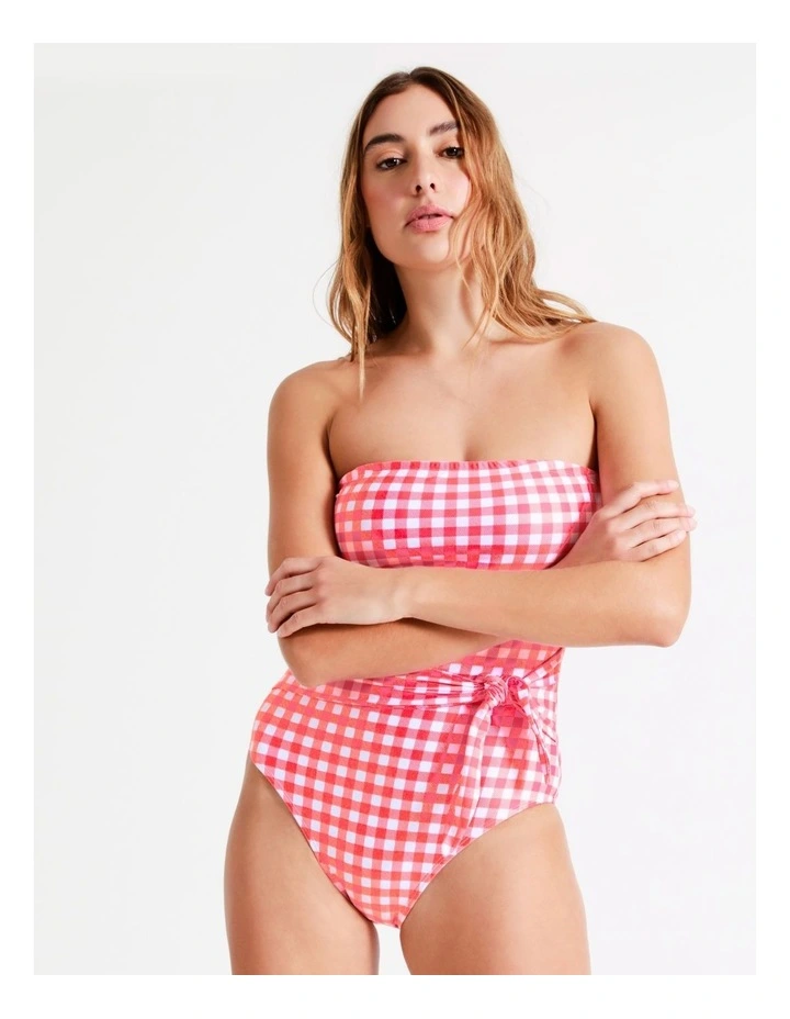 Wholesale π Chloe & Lola Jessie Bandeau π©± Swimsuit In Pink/White βοΈ - Image 7