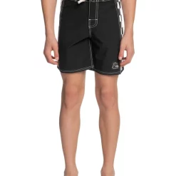 Buy ⭐ Quiksilver Original Arch Youth 15 Inch Boardshorts In Black 😉