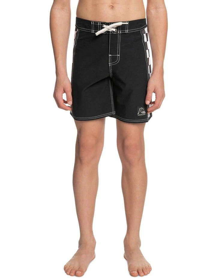 Buy β Quiksilver Original Arch Youth 15 Inch Boardshorts In Black π