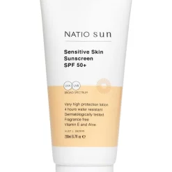 Best deal ⭐ Natio Sensitive Skin Sunscreen SPF 50+ 200ml 🛒