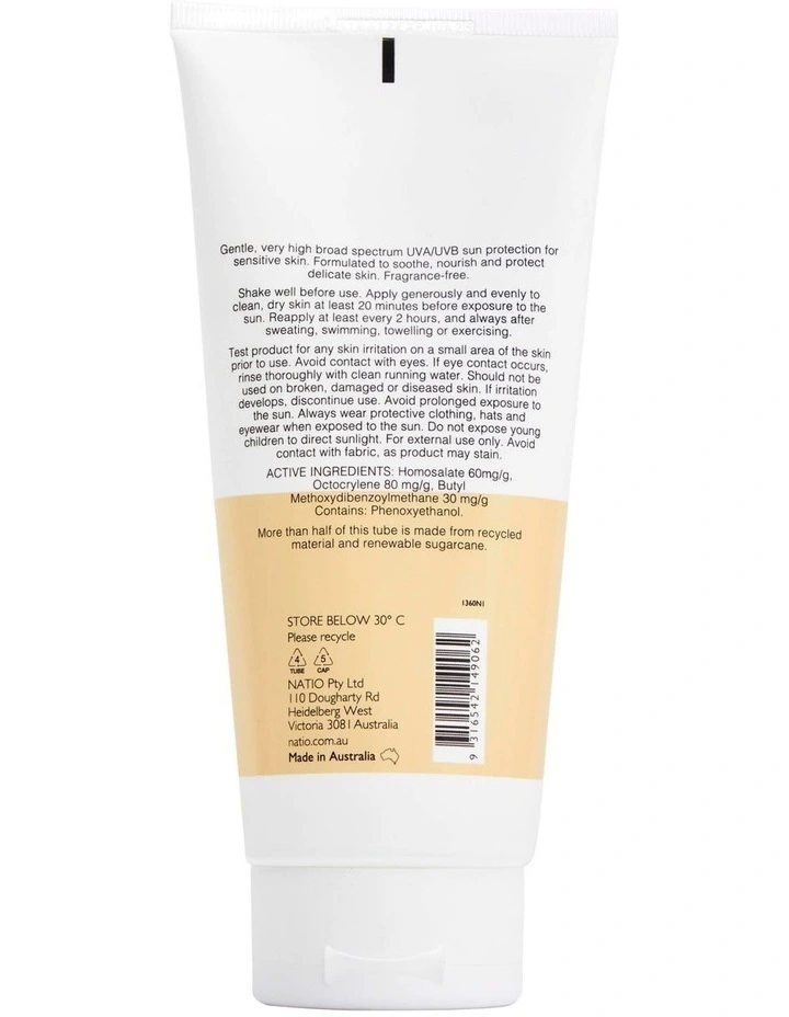 Best deal β Natio Sensitive Skin Sunscreen SPF 50+ 200ml π - Image 2