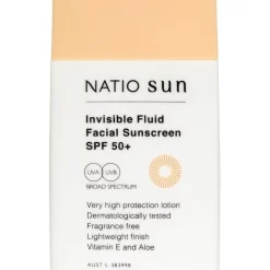 Deals β Natio Invisible Fluid SPF50+ Sunscreen 60ml π―
