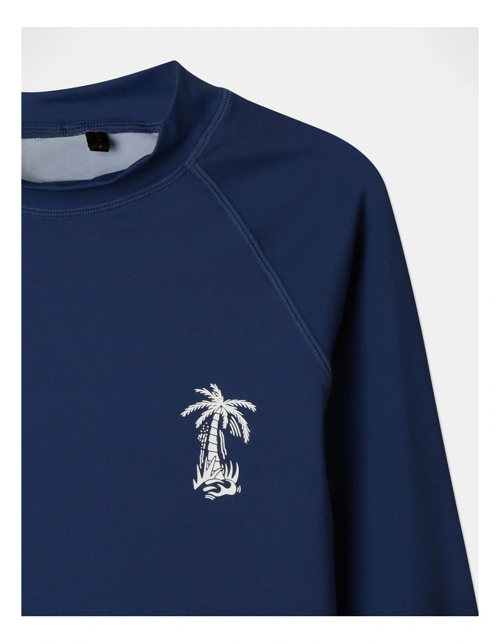 Wholesale π Bauhaus Recycled & Chlorine Resistant Long Sleeve Rashvest In Blue β€οΈ - Image 3