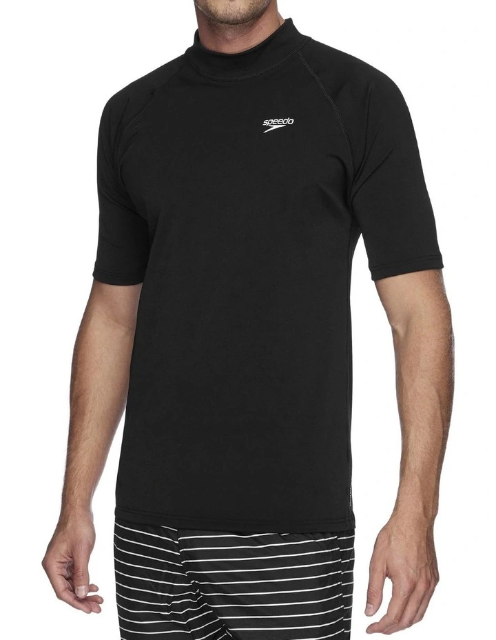Flash Sale π₯ Speedo Relaxed Short Sleeve Sun Top Black π€©
