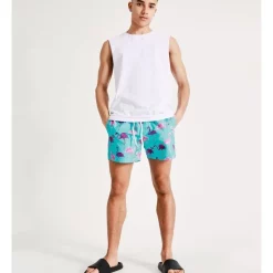 Cheapest 🔔 Kenji Swim Flamingos Swim Short In Blue ⌛