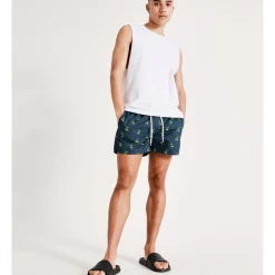 Best deal 💯 Kenji Swim Crypto Palms Swim Short In Black 🤩