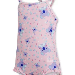 Best Sale ⭐ Speedo Toddler 👧 Girls Koko Koala Allover Thinstrap 🩱 Swimsuit ❤️