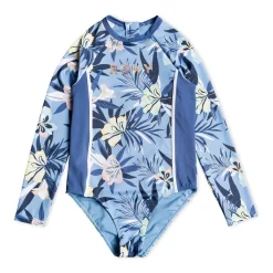 Best Pirce 🤩 Roxy Sporty Spirit Long Sleeve Onesie In Blue 🎁
