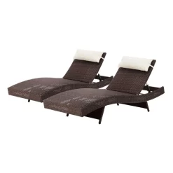 Brand new ⭐ Gardeon Sun Wicker Lounger Day Bed Brown ⭐