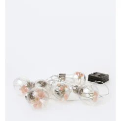 Best Sale 🌟 Beau & Bonnie Fiora Floral Bulbs 12x21cm Solar String LED Lights In White 😍