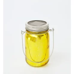 Promo π Heritage Solar LED Mercury Jar 7x8x13cm In Gold π