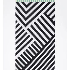Cheapest 🔔 Vue Stripe Beach Towel In Black/White ⌛