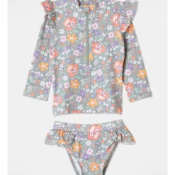 Best Pirce 👍 Jack & Milly Emily Rashvest And Brief Set In Sage ❤️