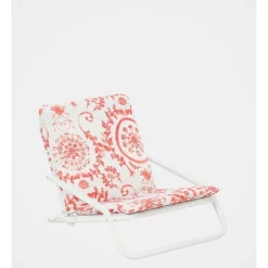 Coupon 💯 Heritage Folding Beach Chair In Rose Medallion 😉