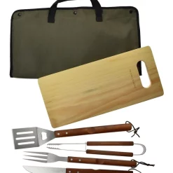 Discount 🔔 The Cooks Collective BBQ Tool Pack With Board & Carry Wrap 🔥