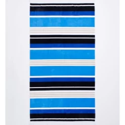 Discount 😍 Heritage Santorini Stripe Beach Towel In Blue 🛒