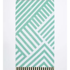 Best Pirce ✨ Vue Stripe Beach Towel In Wasabi/White 😍