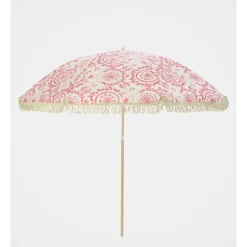 Brand new 🧨 Heritage Premium Beach Umbrella In Rose Medallion 🎁