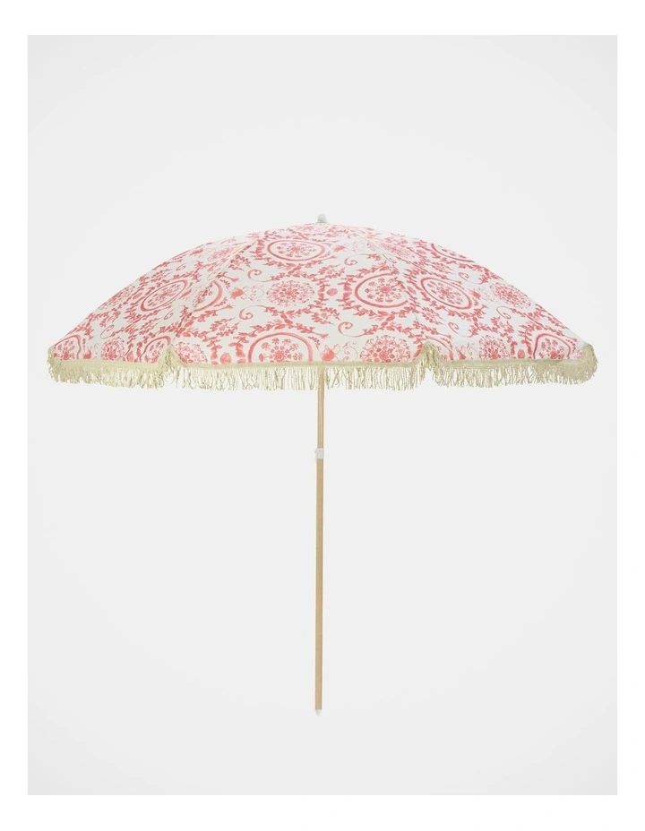 Brand new 𧨠Heritage Premium Beach Umbrella In Rose Medallion π