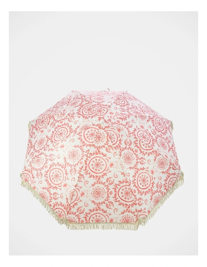 Brand new 𧨠Heritage Premium Beach Umbrella In Rose Medallion π - Image 2