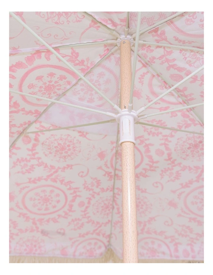 Brand new 𧨠Heritage Premium Beach Umbrella In Rose Medallion π - Image 5