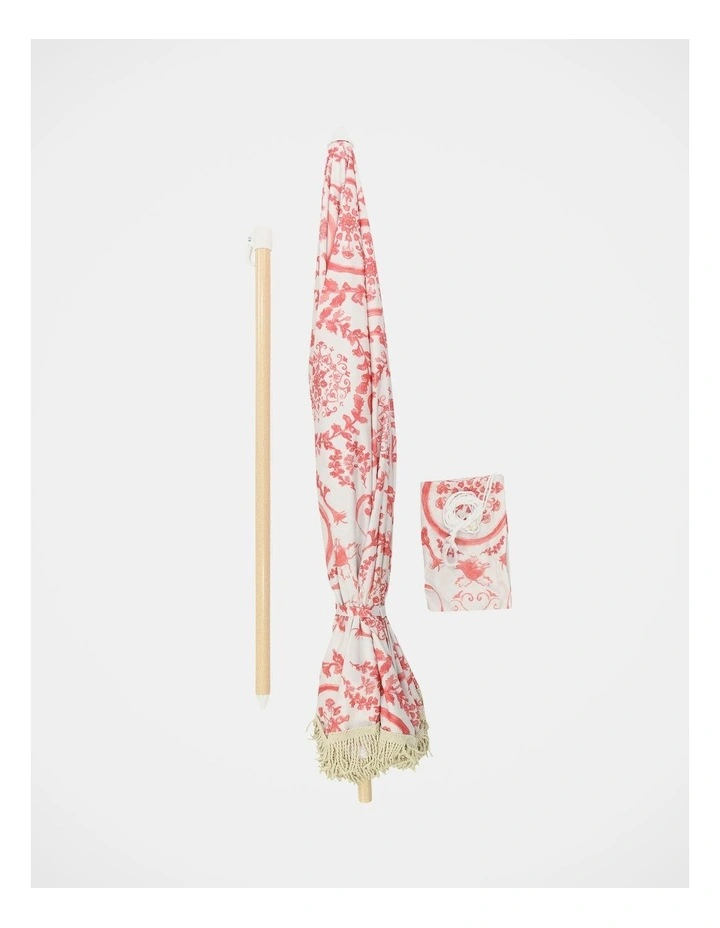 Brand new 𧨠Heritage Premium Beach Umbrella In Rose Medallion π - Image 6